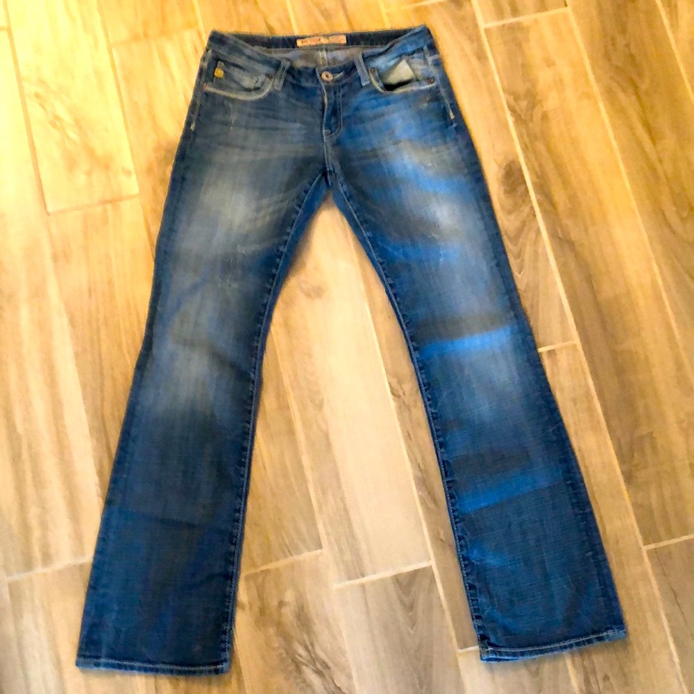 Big Star sweet boot ultra low rise jeans